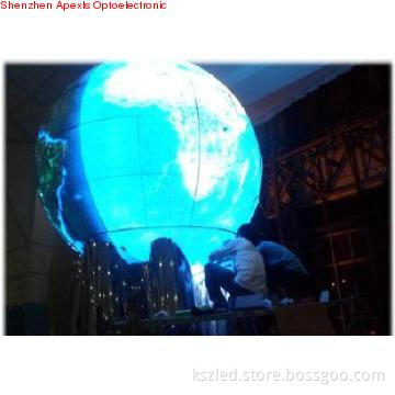 P10 in 2.5m diameter Ball LED display screen ( Cross type )